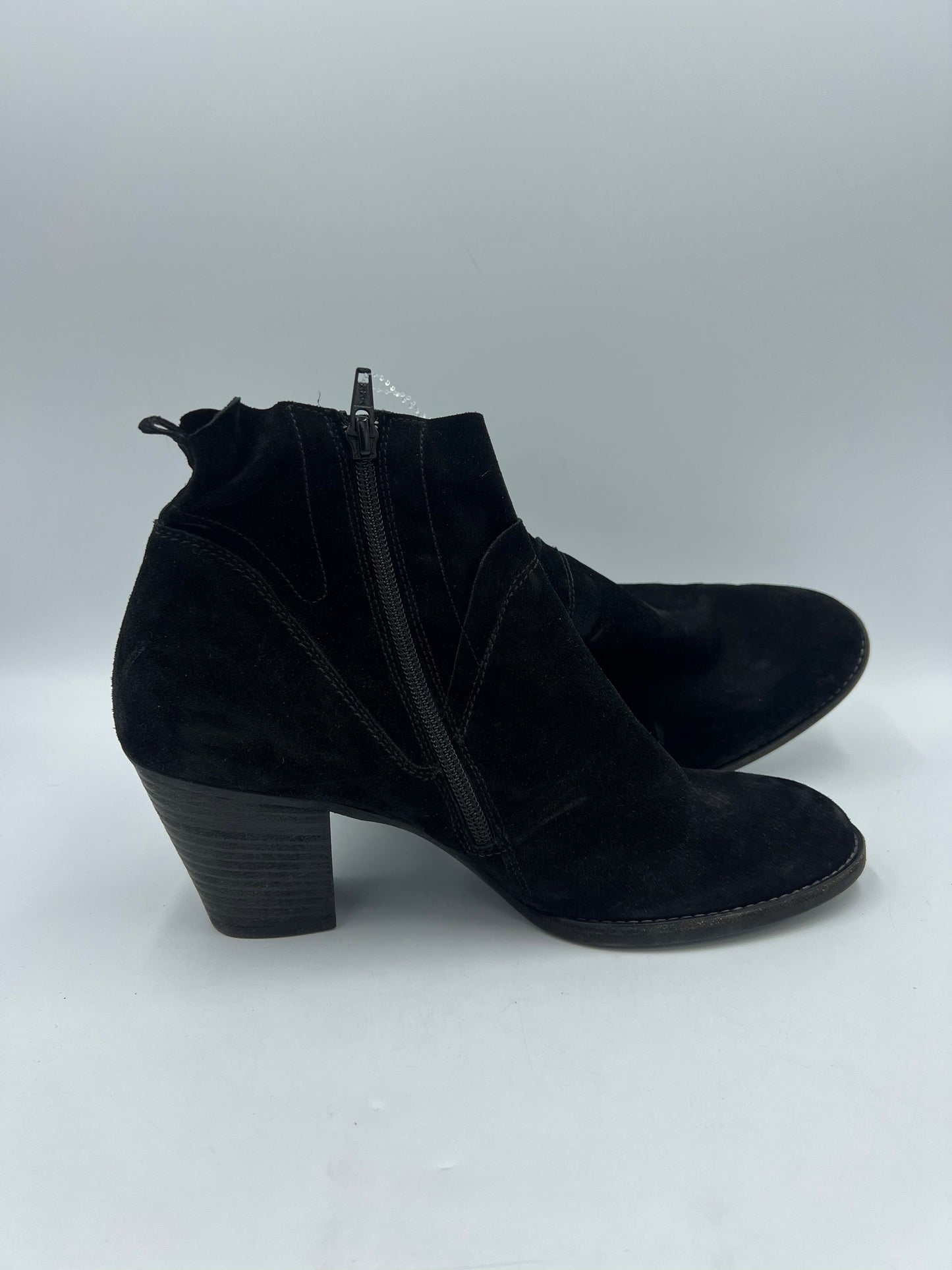 Boots Ankle Heels By Paul Green In Black, Size: 8