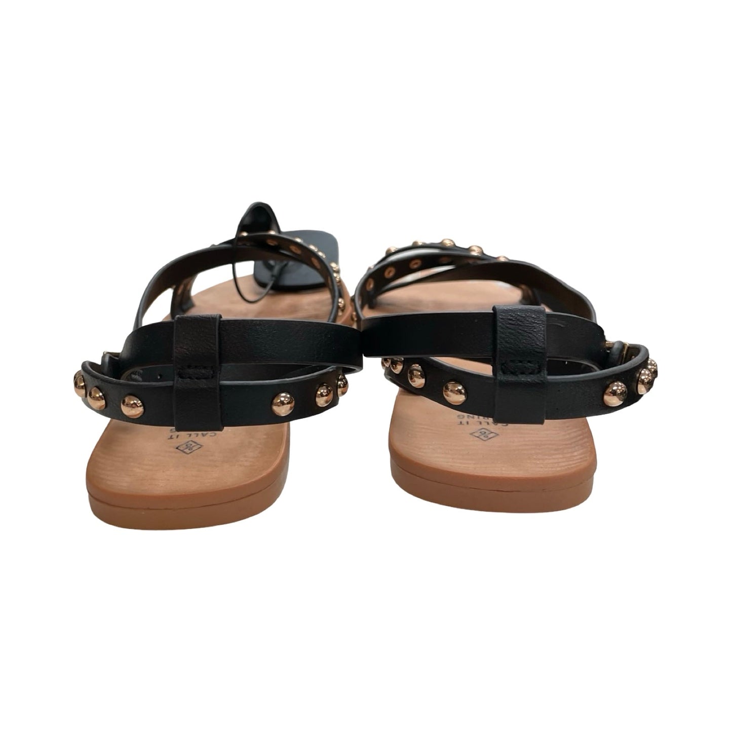 Sandals Flats By Call It Spring In Black, Size:7
