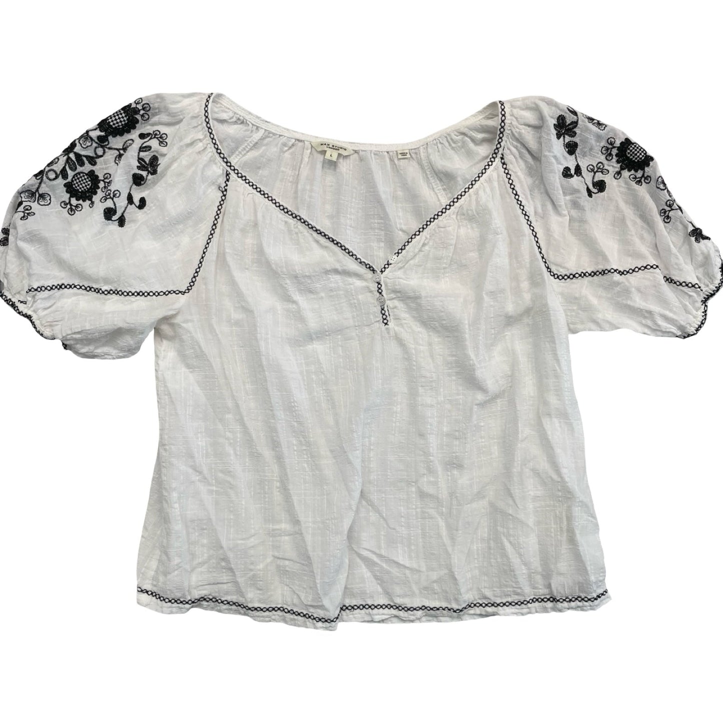 Top Ss By Max Studio In Black & White, Size:L