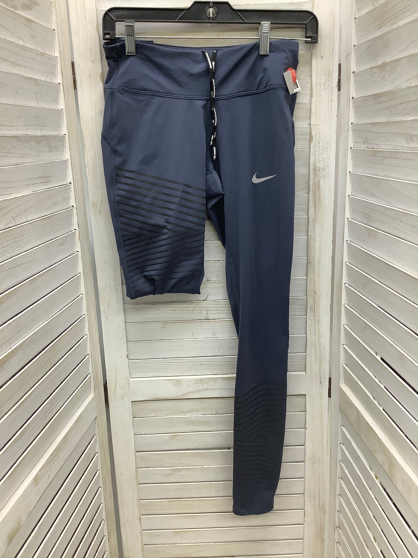 Athletic Leggings By Nike In Navy, Size: Xs