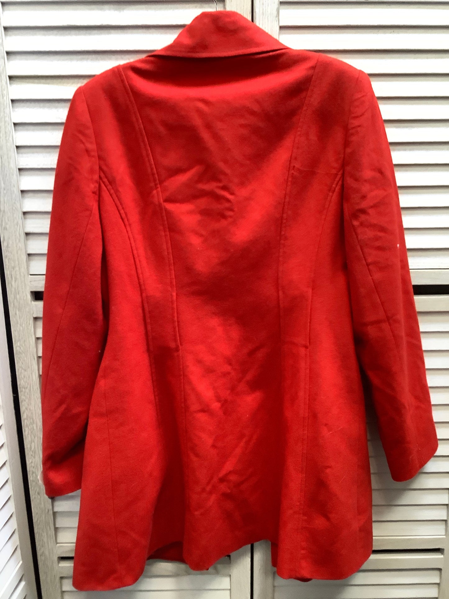 Coat Peacoat By Clothes Mentor In Red, Size: 14