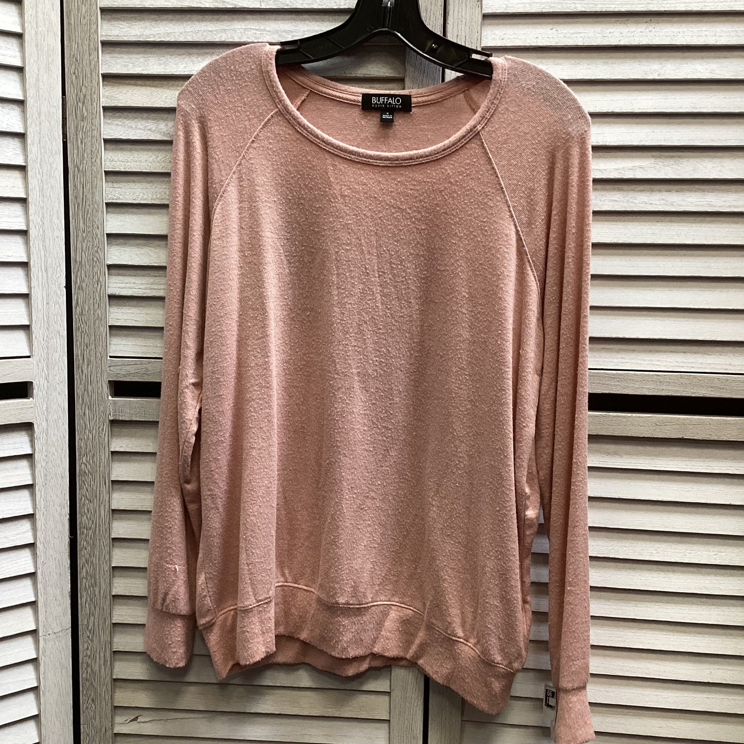 Top Long Sleeve By Buffalo David Bitton In Pink, Size: S