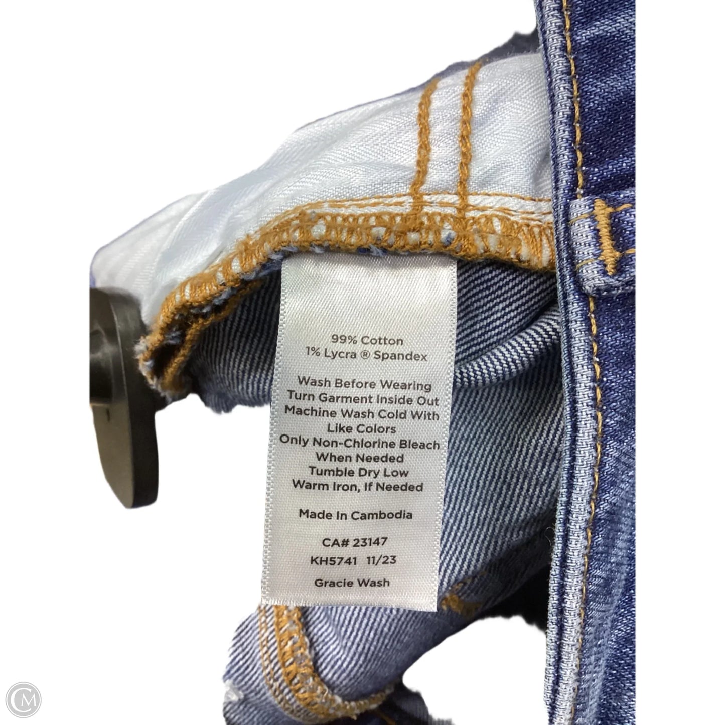 Shorts By Talbots In Blue Denim, Size: 14