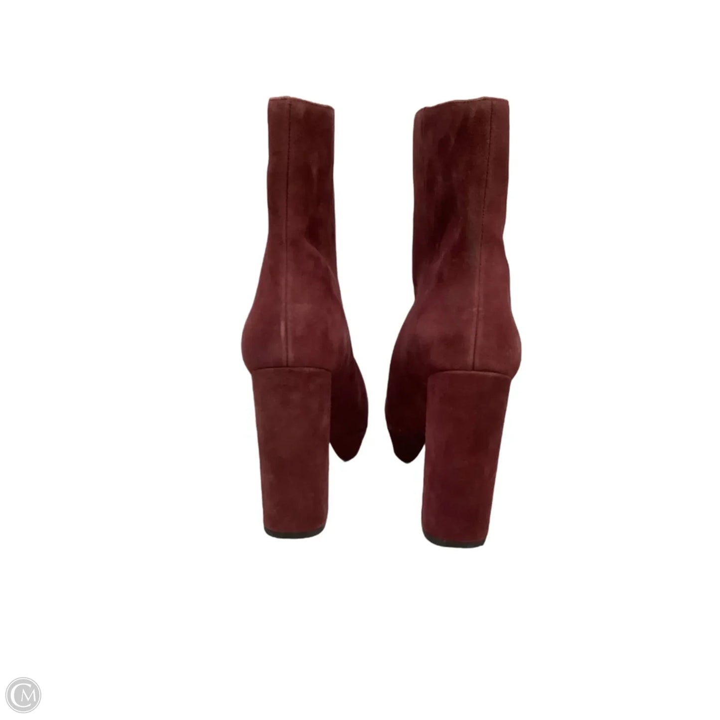 Boots Designer By Michael Kors In Maroon, Size: 9