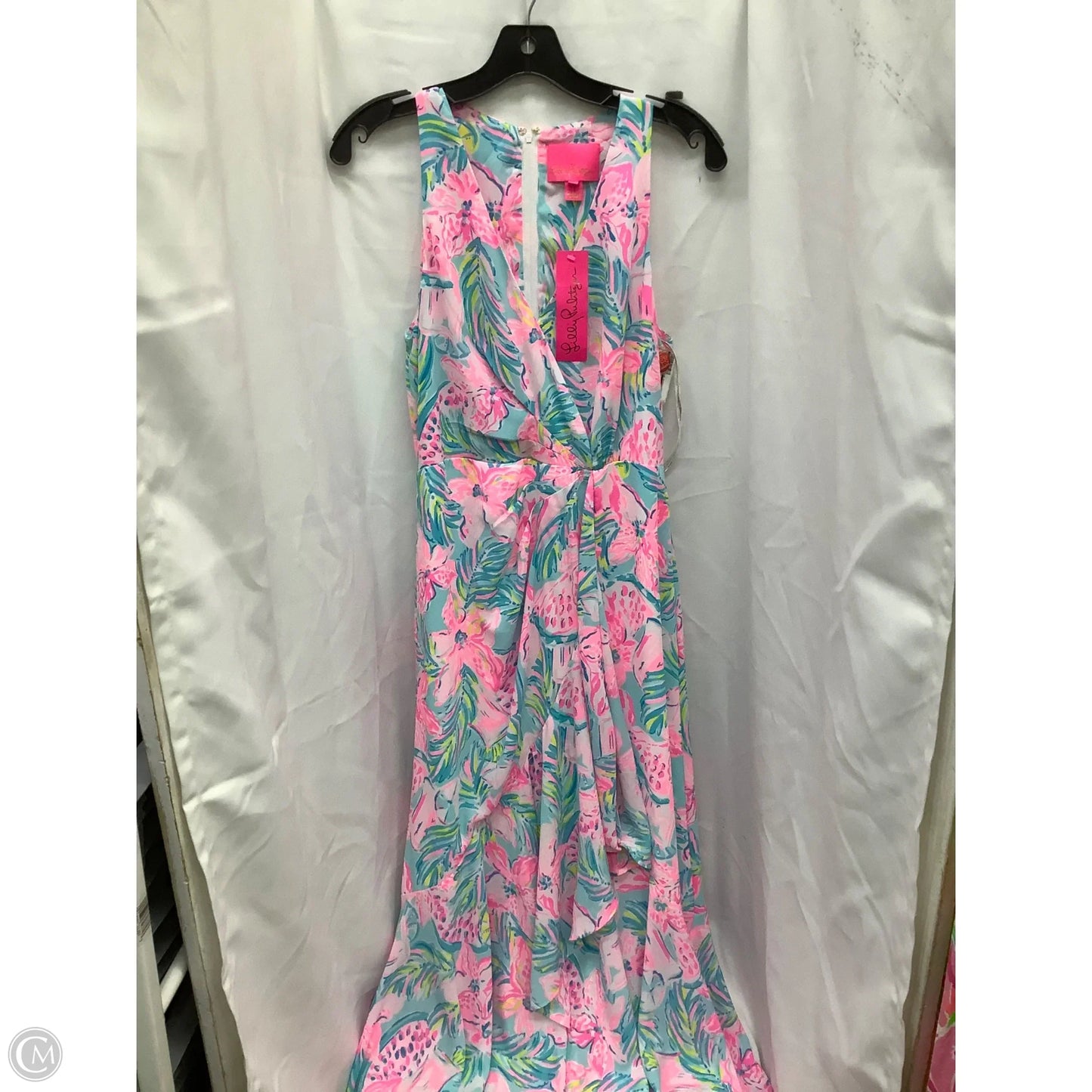 Dress Designer By Lilly Pulitzer In Floral Print, Size: 4