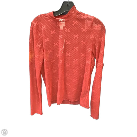 Top Long Sleeve By Maeve In Orange, Size: S