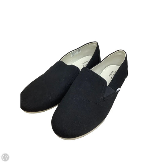 Shoes Flats By Toms In Black, Size: 8.5
