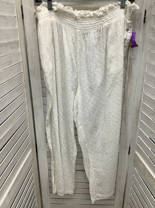 Pants Linen By Old Navy In White, Size: L