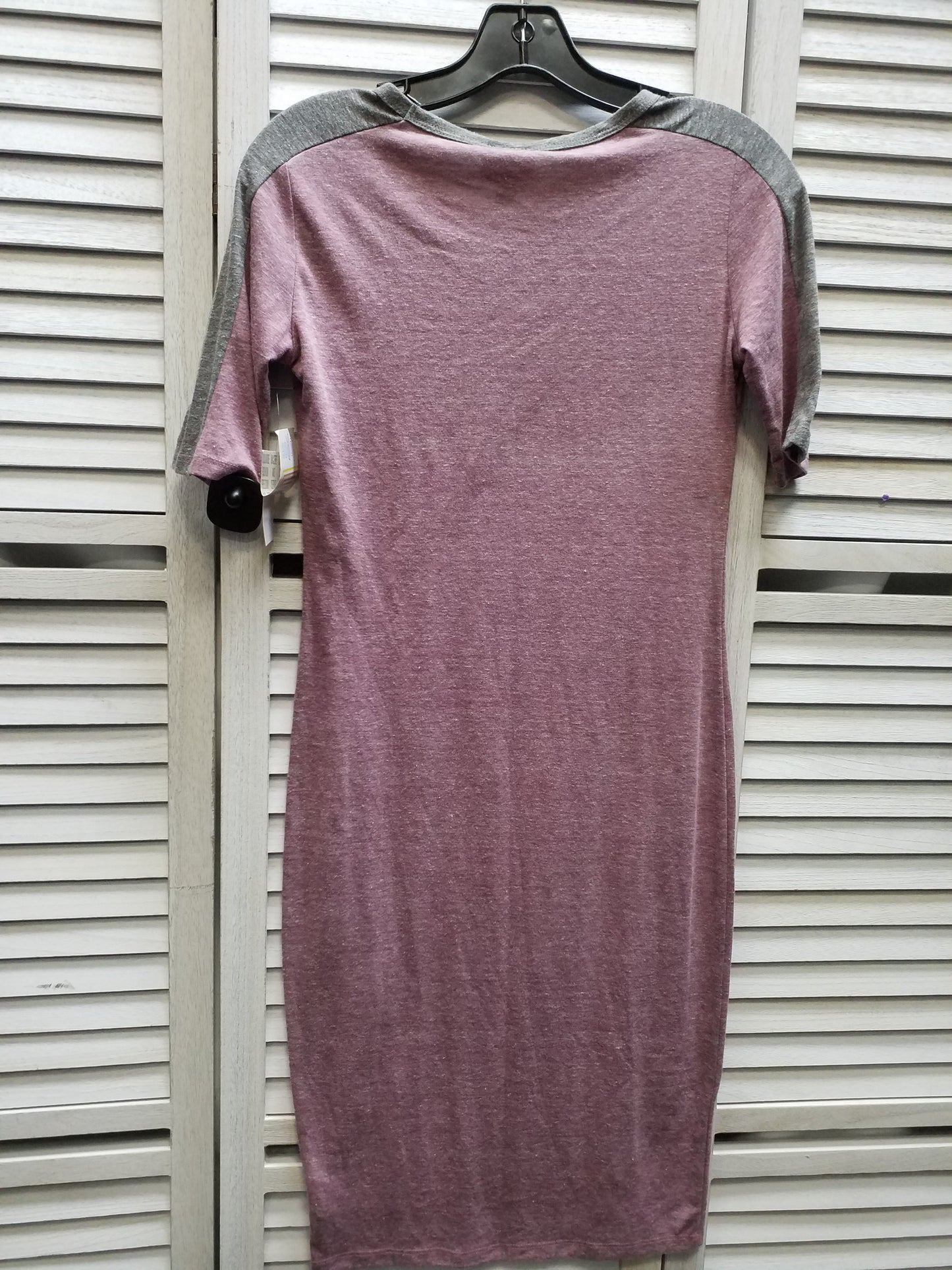 Purple Dress Casual Midi Lularoe, Size Xxs