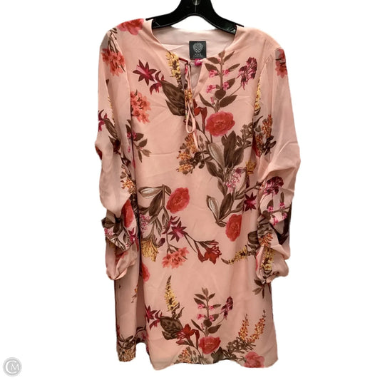 Dress Casual Midi By Vince Camuto In Floral, Size: 4