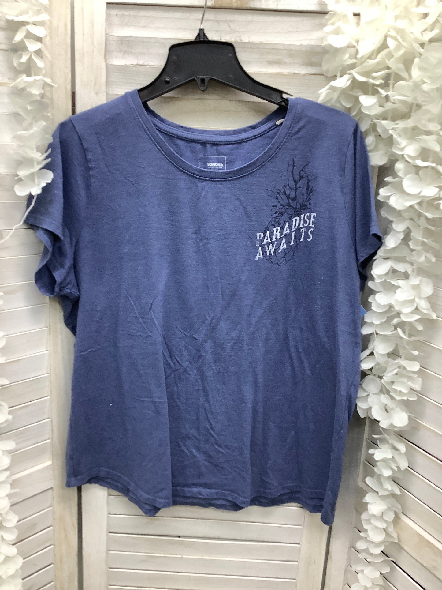 Top Short Sleeve Basic By Sonoma  Size: Xxl