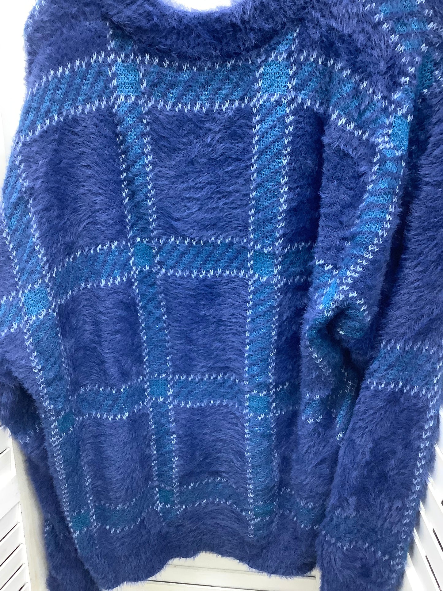 Sweater By Time And Tru In Blue, Size: Xxl