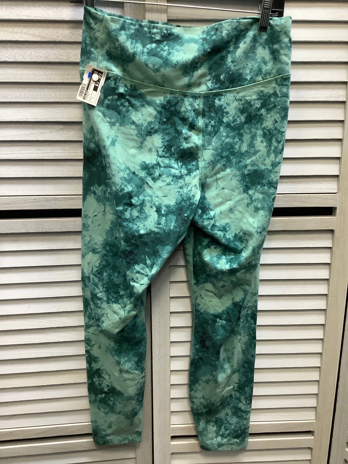 Athletic Leggings By Old Navy In Tie Dye, Size: L