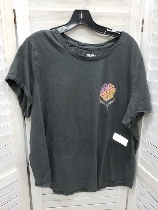 Top Short Sleeve Basic By Old Navy  Size: Xxl