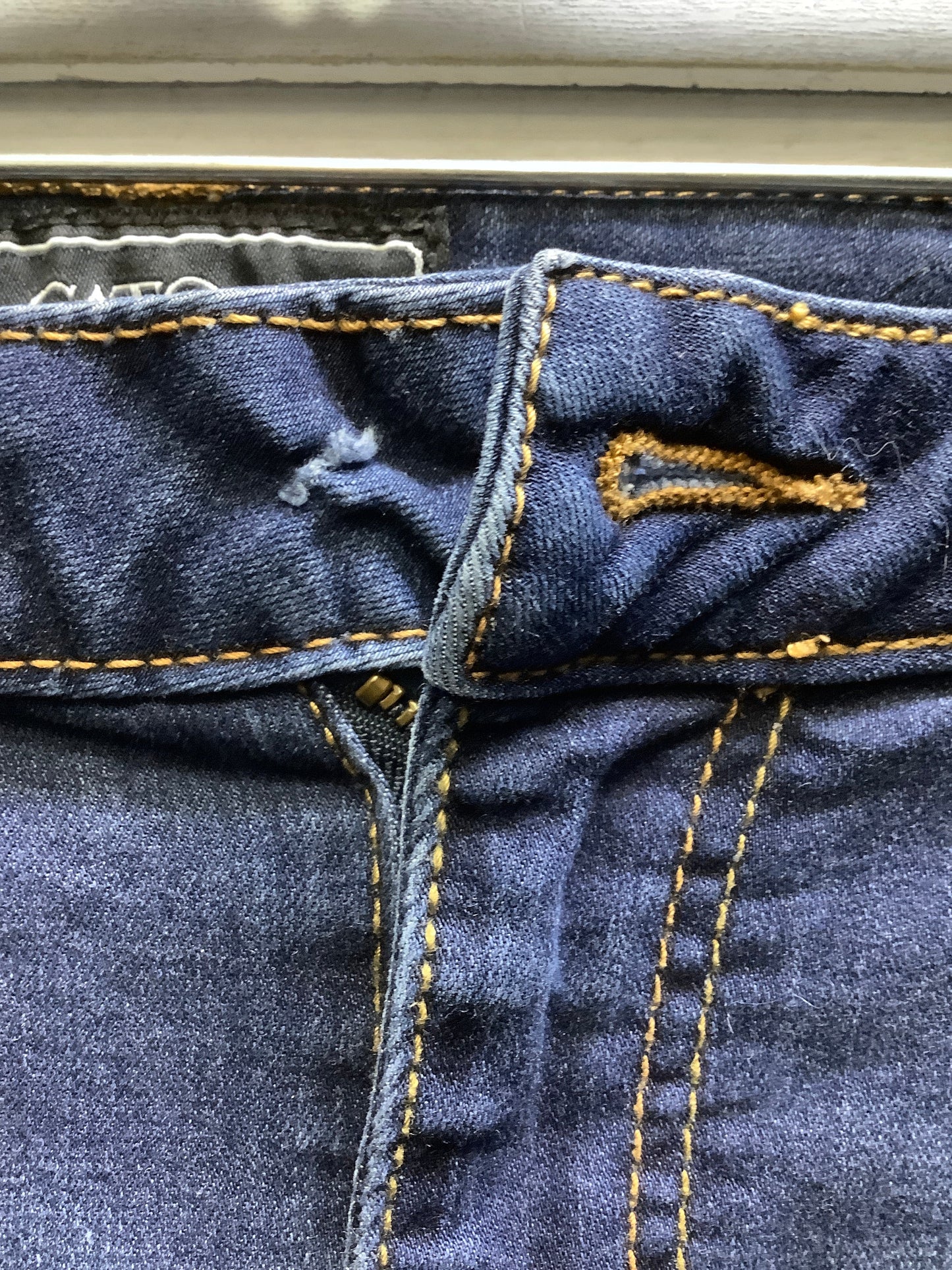 Blue Denim Jeans Skinny Cato, Size 14