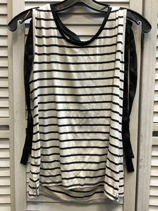 Striped Pattern Top Sleeveless White House Black Market, Size S