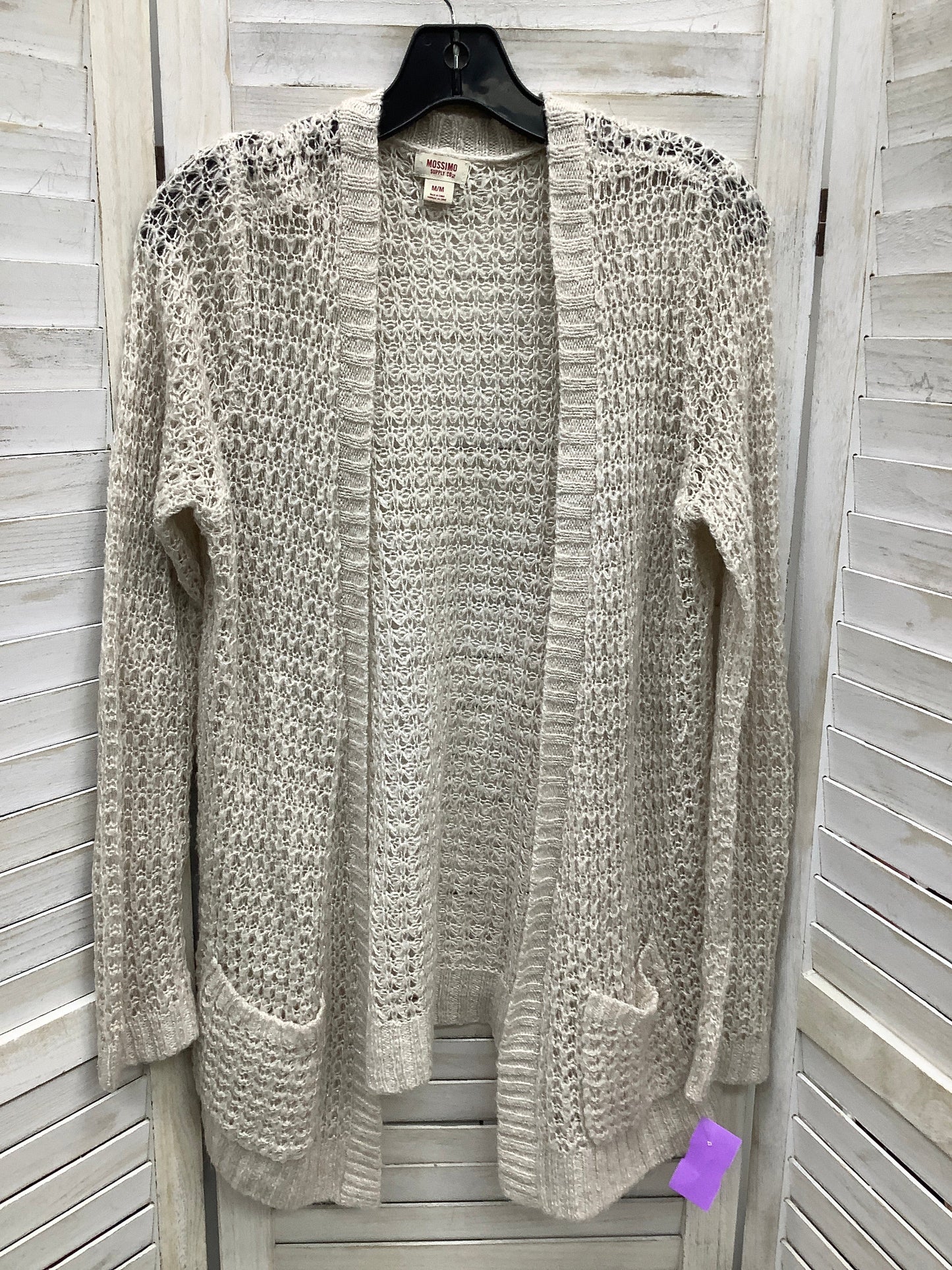 Ivory Cardigan Mossimo, Size M