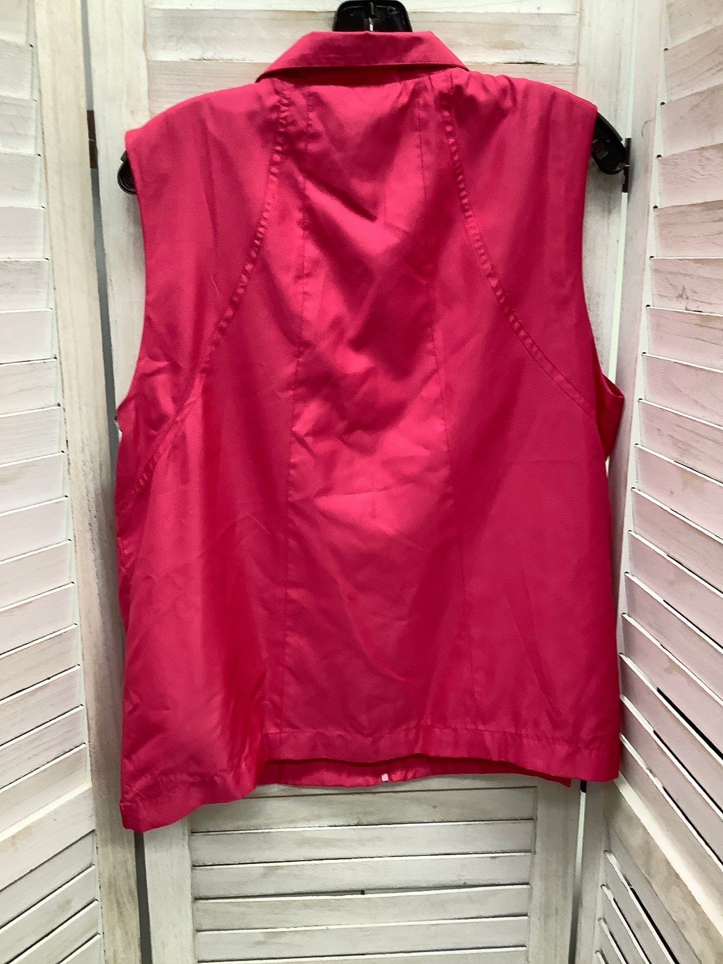 Vest Other By Liz Claiborne In Pink, Size: L