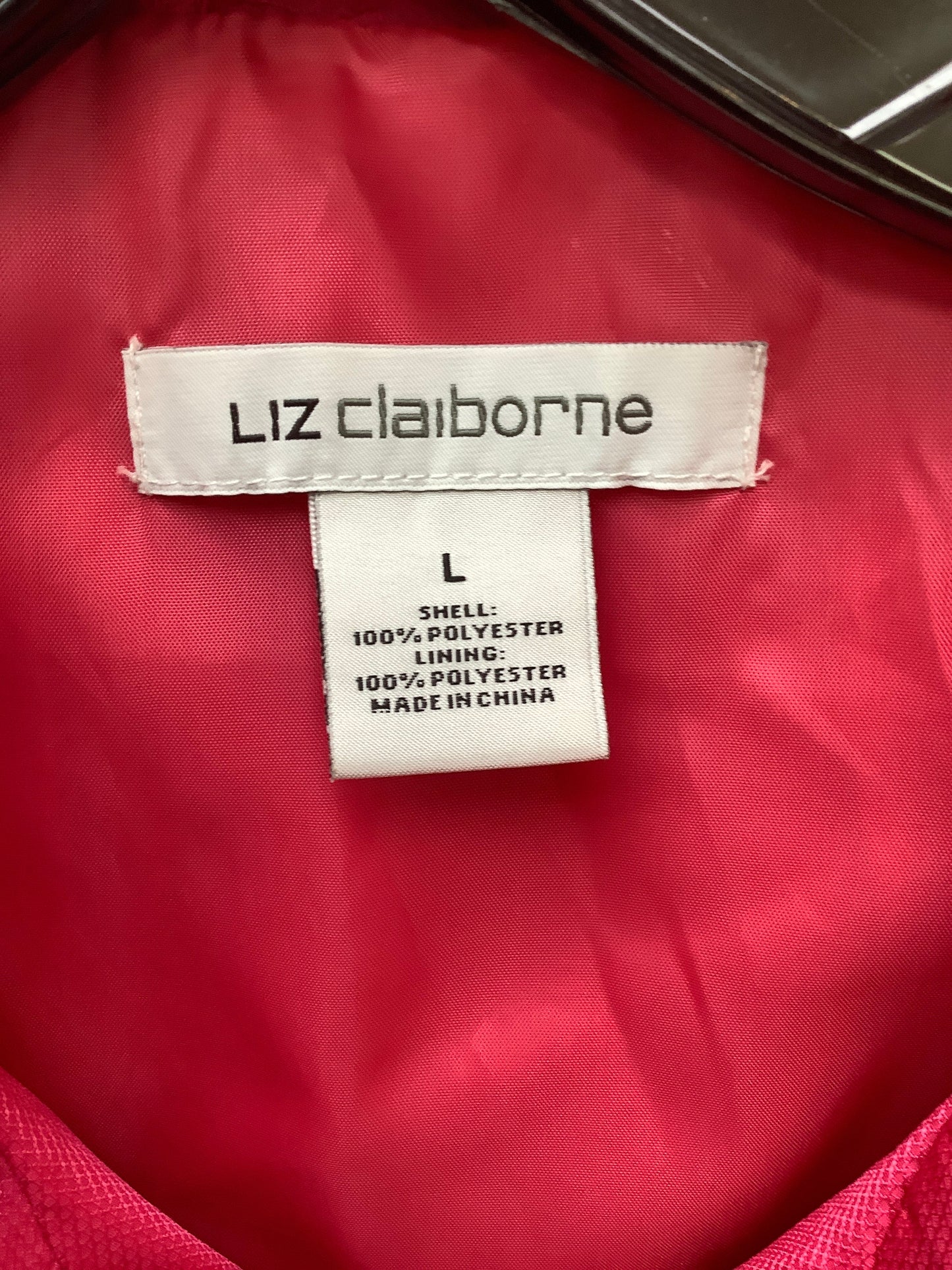 Vest Other By Liz Claiborne In Pink, Size: L