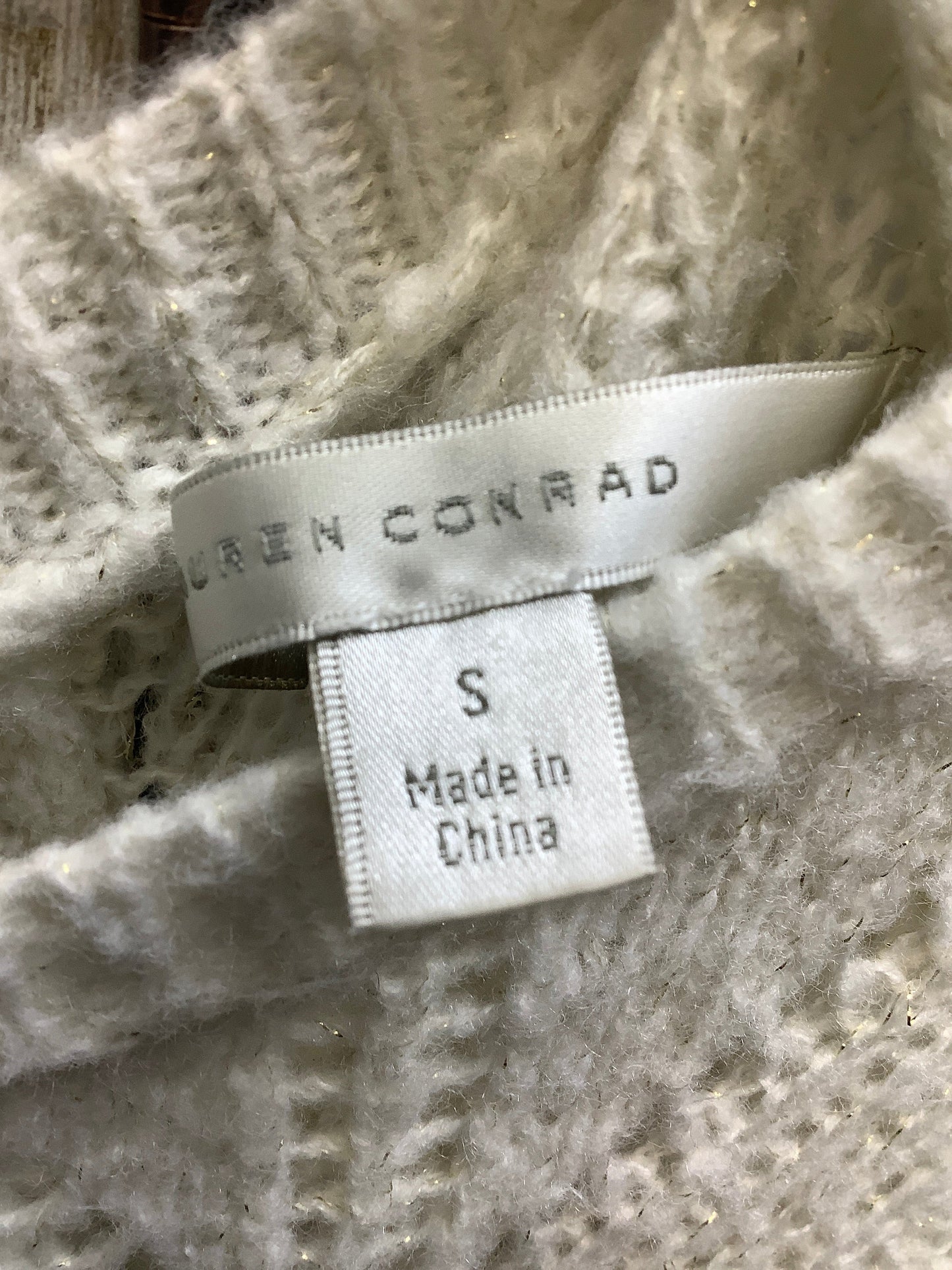 Sweater By Lc Lauren Conrad In Ivory, Size: S