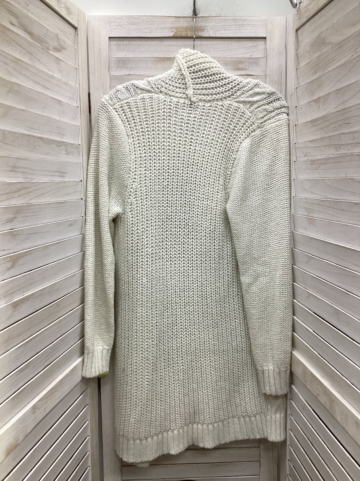 Sweater Cardigan By A New Day In Ivory, Size: M