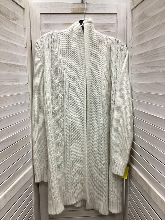 Sweater Cardigan By A New Day In Ivory, Size: M