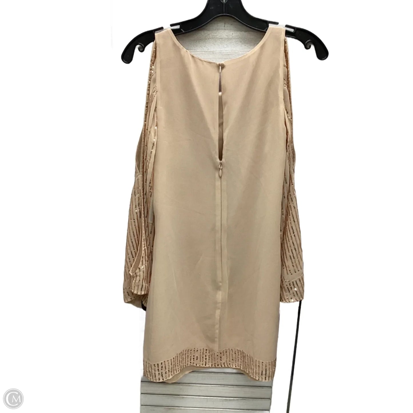 Dress Party Short By Bebe In Tan, Size: Xs