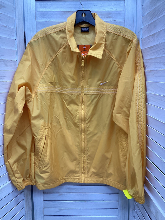 Jacket Windbreaker By Nike Apparel In Yellow, Size: M