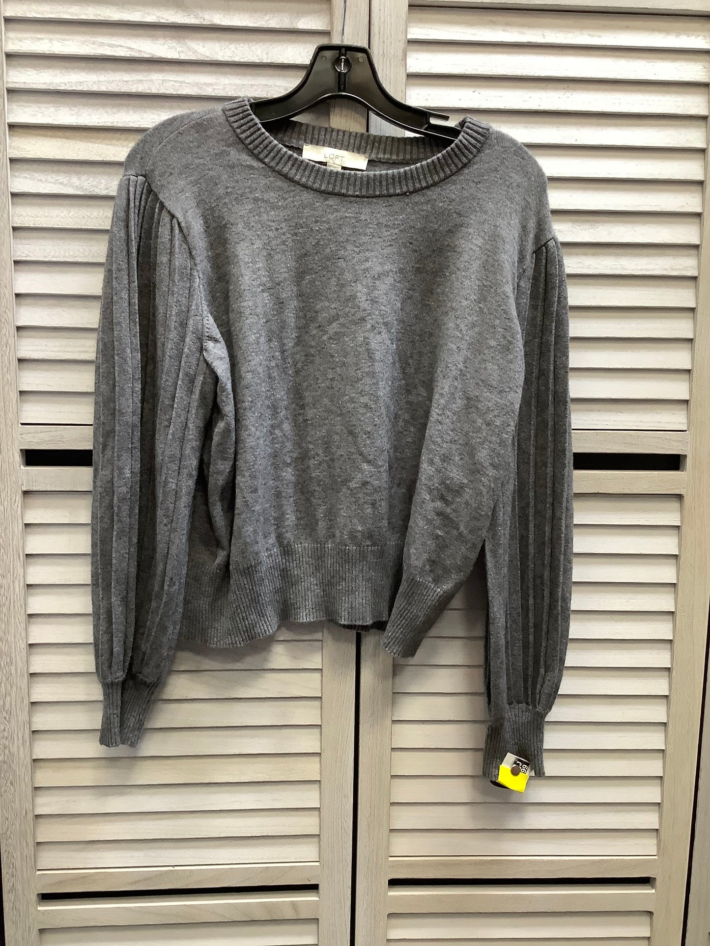 Sweater By Loft In Grey, Size: Xl