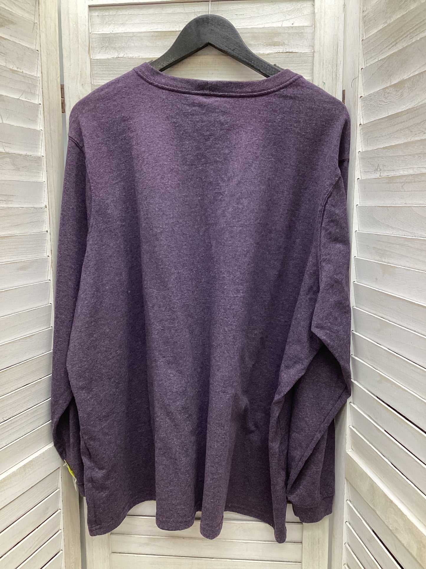 Top Long Sleeve By Carhartt In Purple, Size: 3x