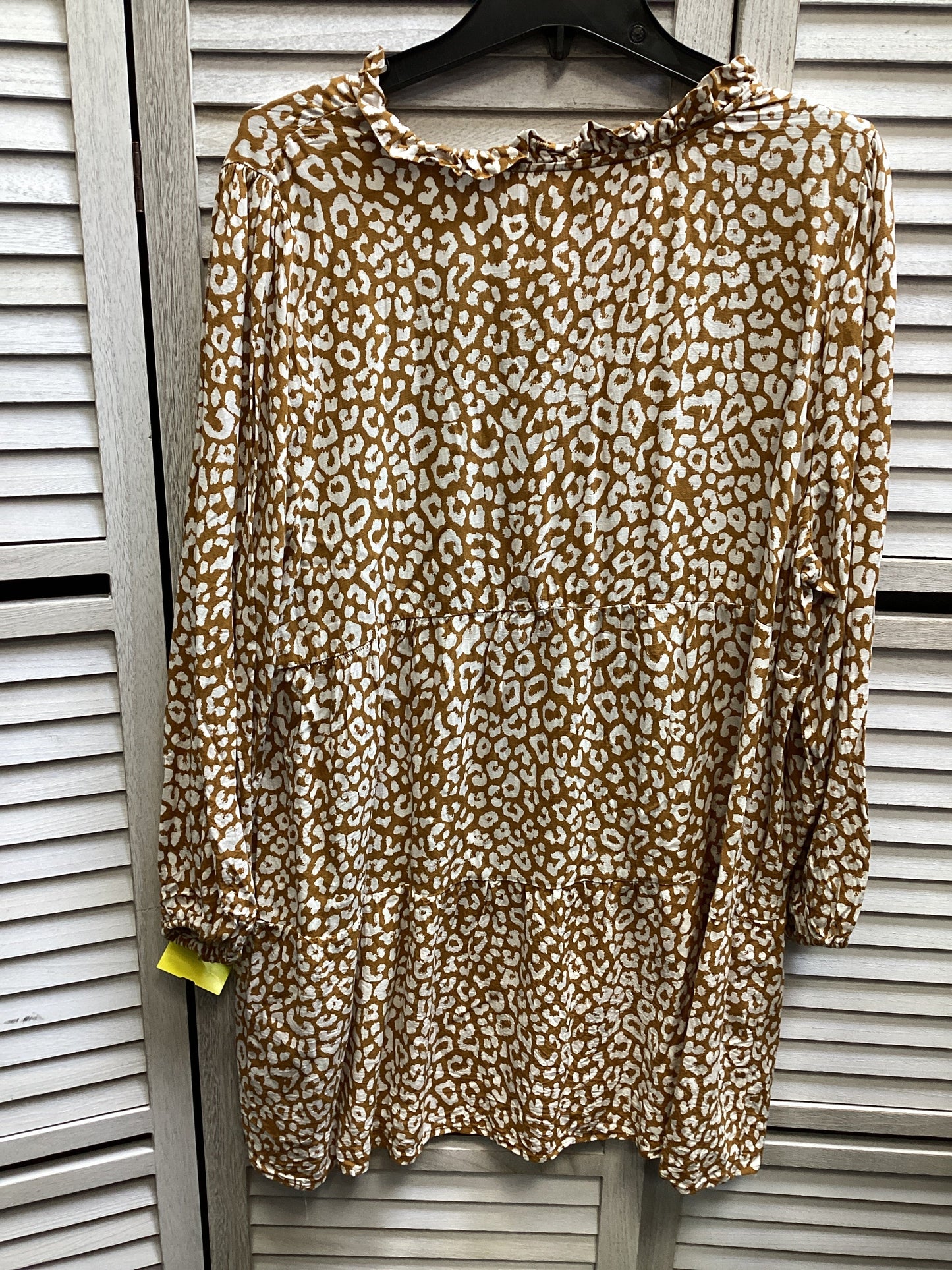 Dress Casual Short By True Craft In Leopard Print, Size: 1x