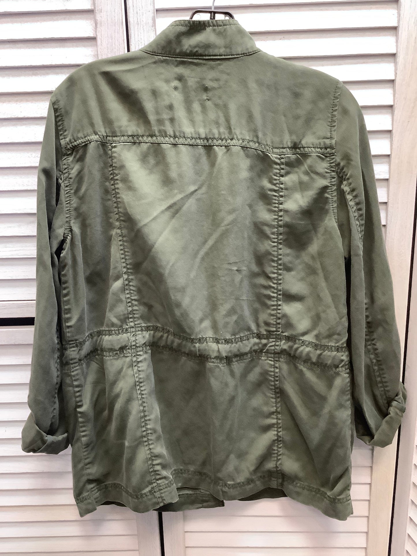 Jacket Utility By Loft In Green, Size: S