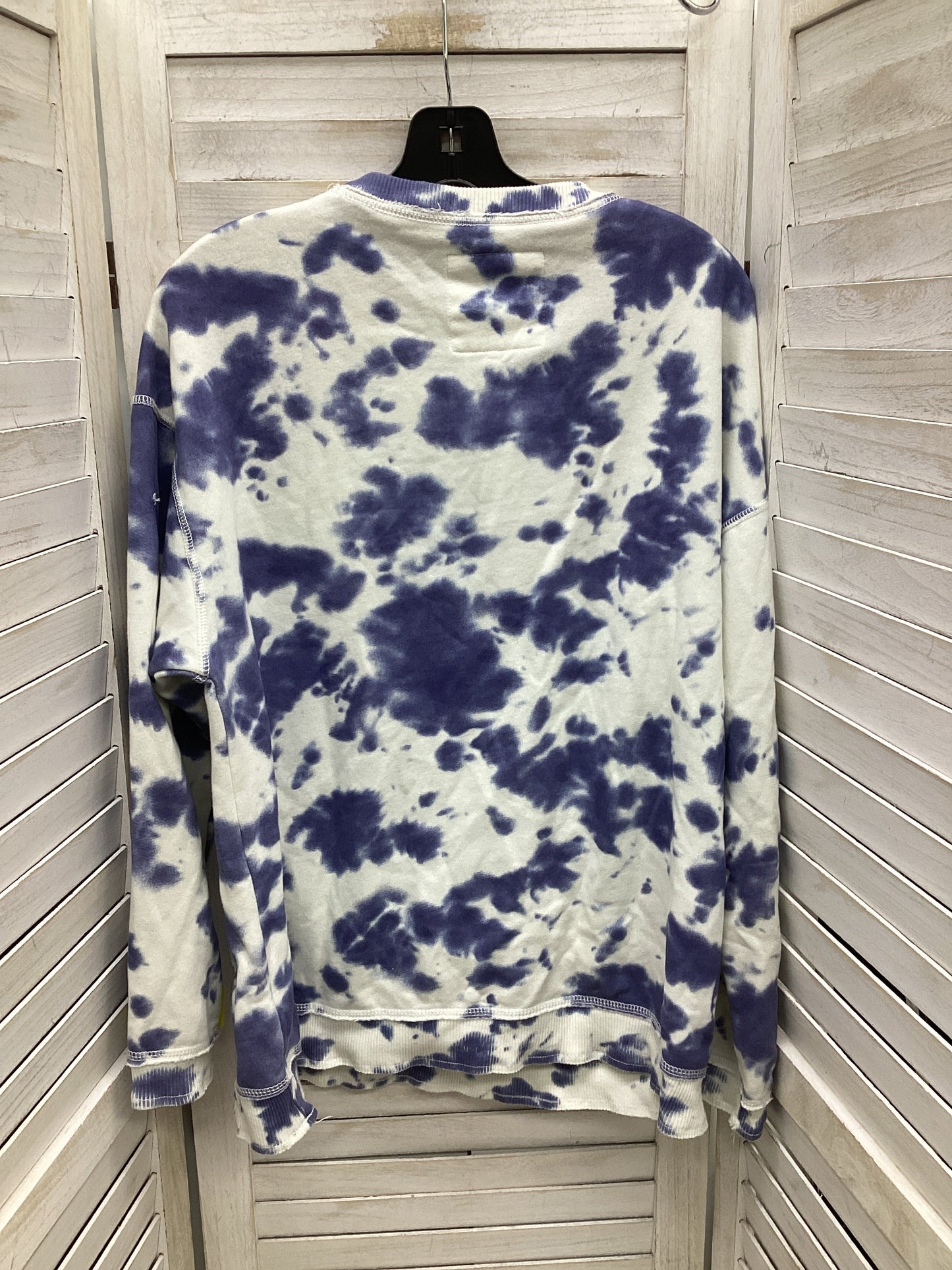 Sweatshirt Crewneck By Hollister In Tie Dye Print, Size: S