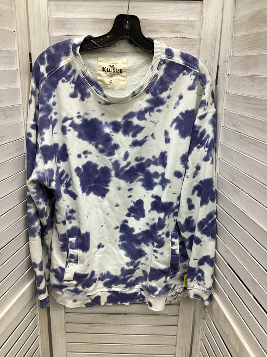 Sweatshirt Crewneck By Hollister In Tie Dye Print, Size: S