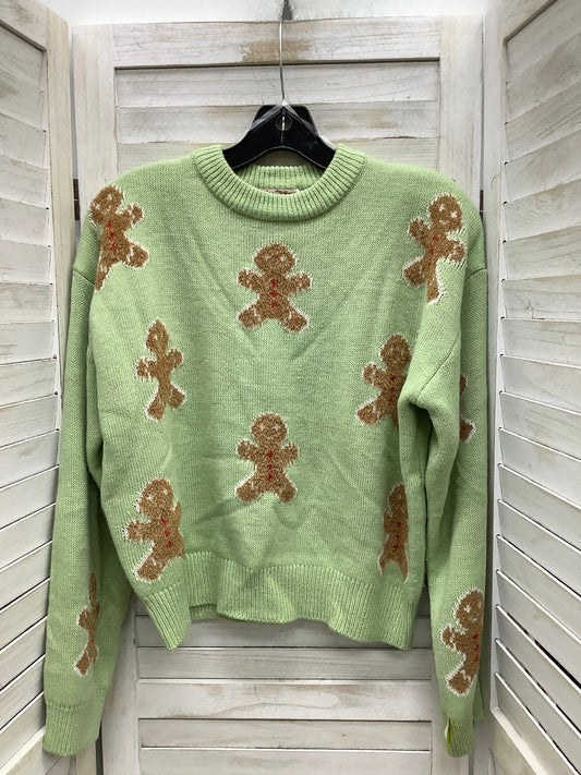 Sweater By Poof In Green, Size: L