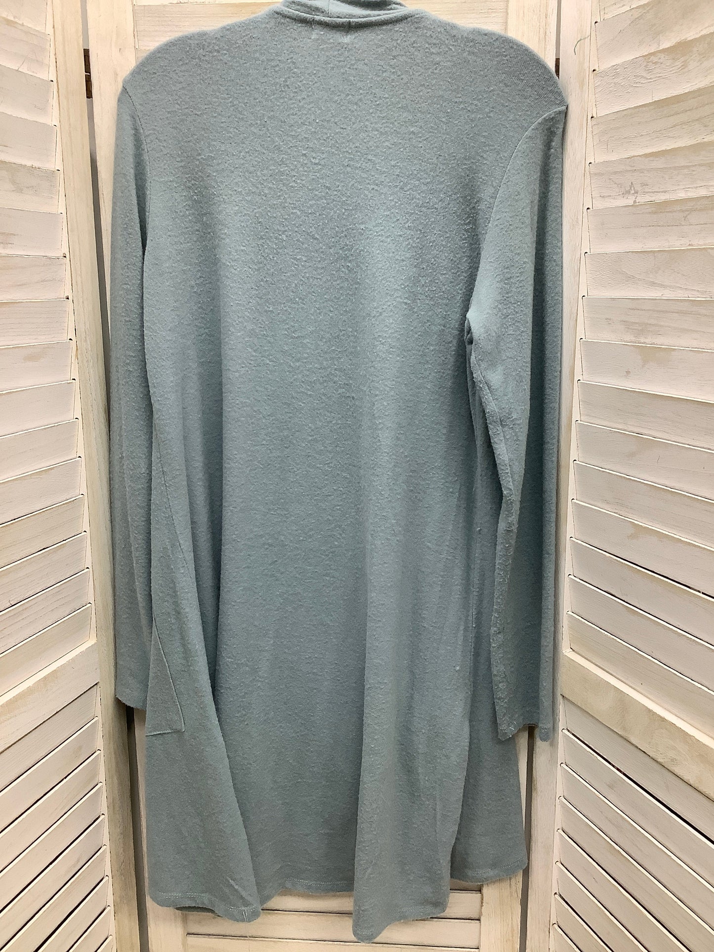 Cardigan By Clothes Mentor In Teal, Size: 1x