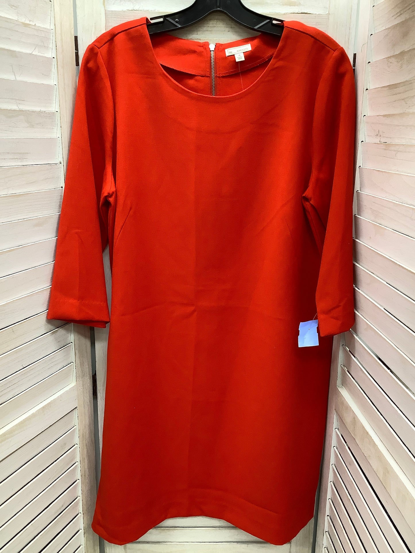 Dress Casual Midi By Gap In Red, Size: 14