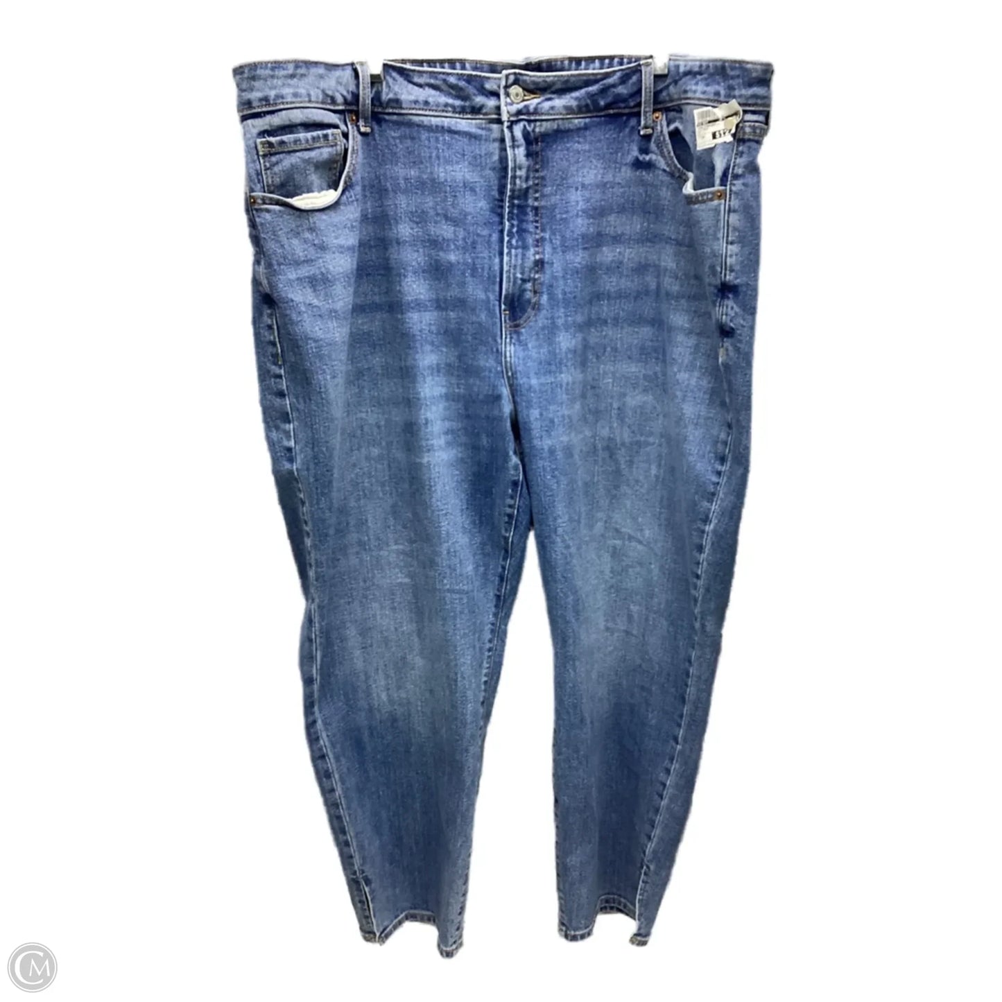 Jeans Straight By Old Navy In Blue Denim, Size: 24