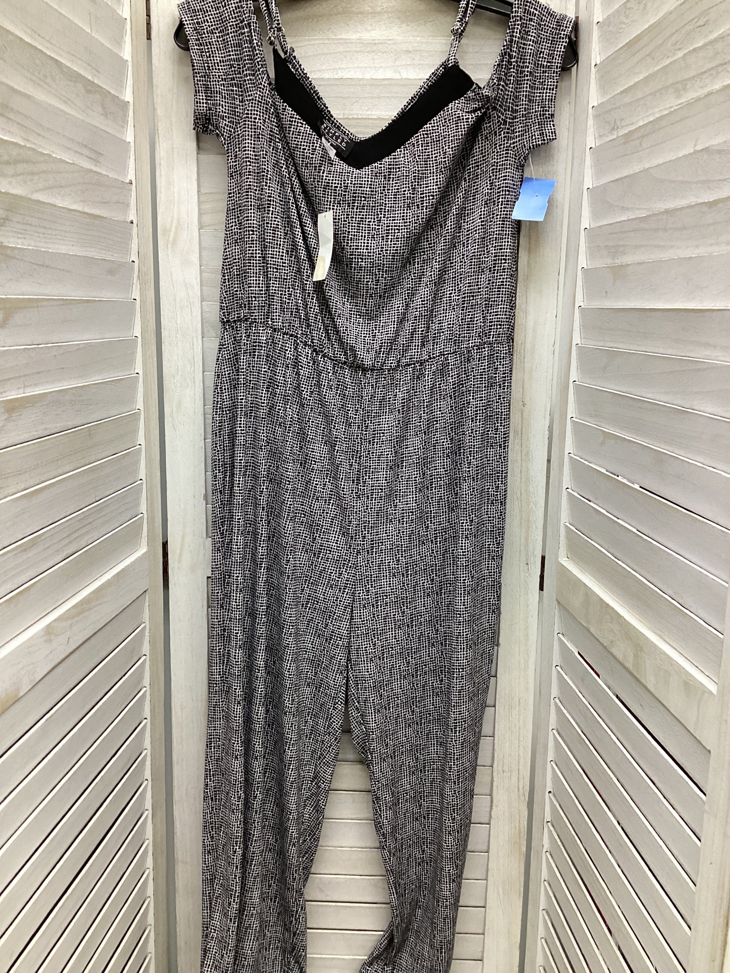 Jumpsuit By Simply Styled In Black & White, Size: M