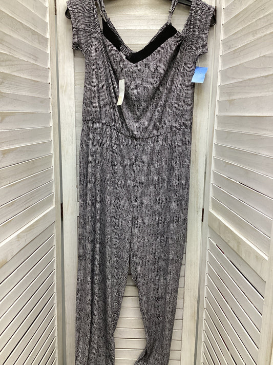 Jumpsuit By Simply Styled In Black & White, Size: M