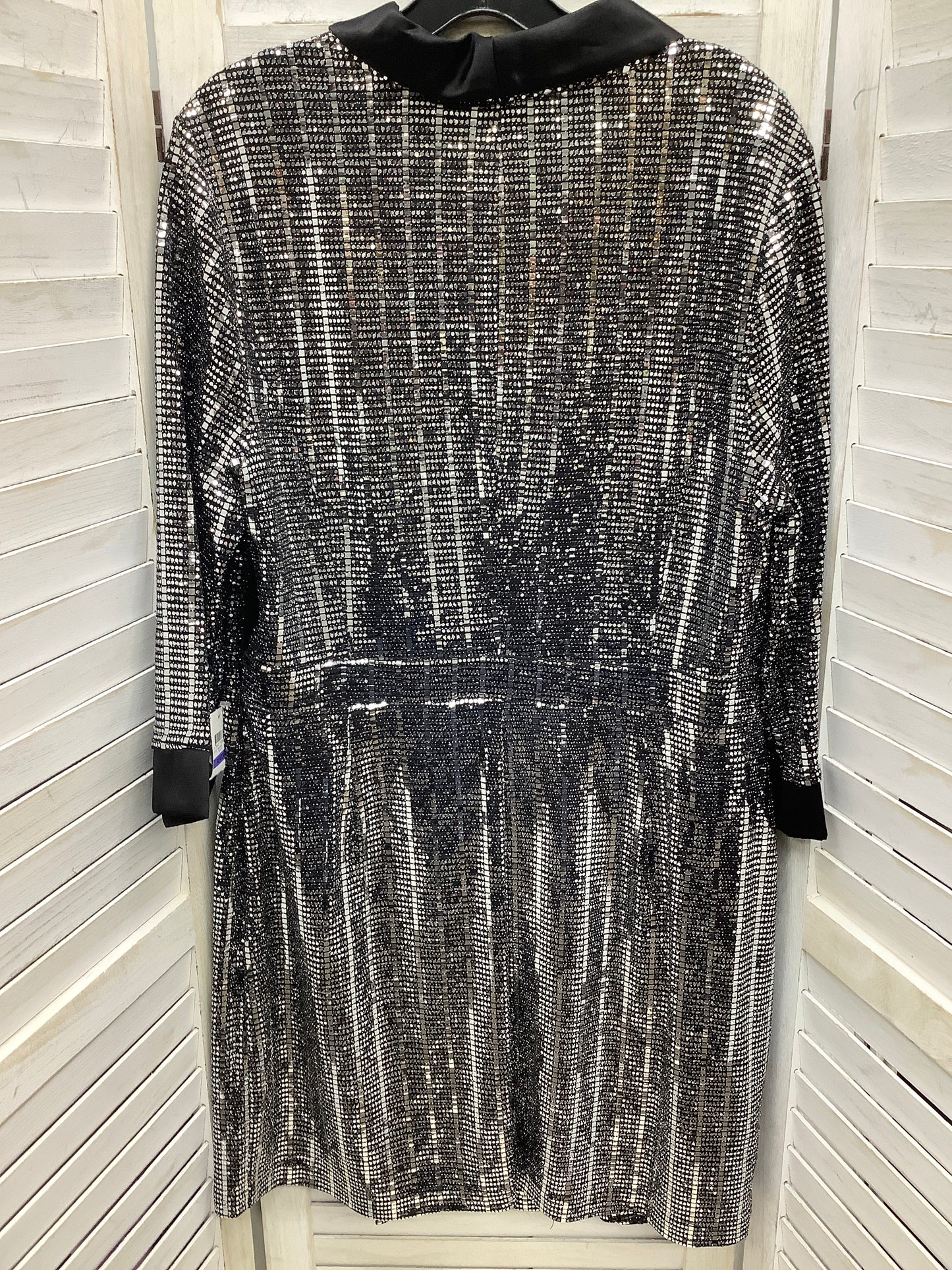 Dress Party Midi By International Concepts In Silver, Size: Xl