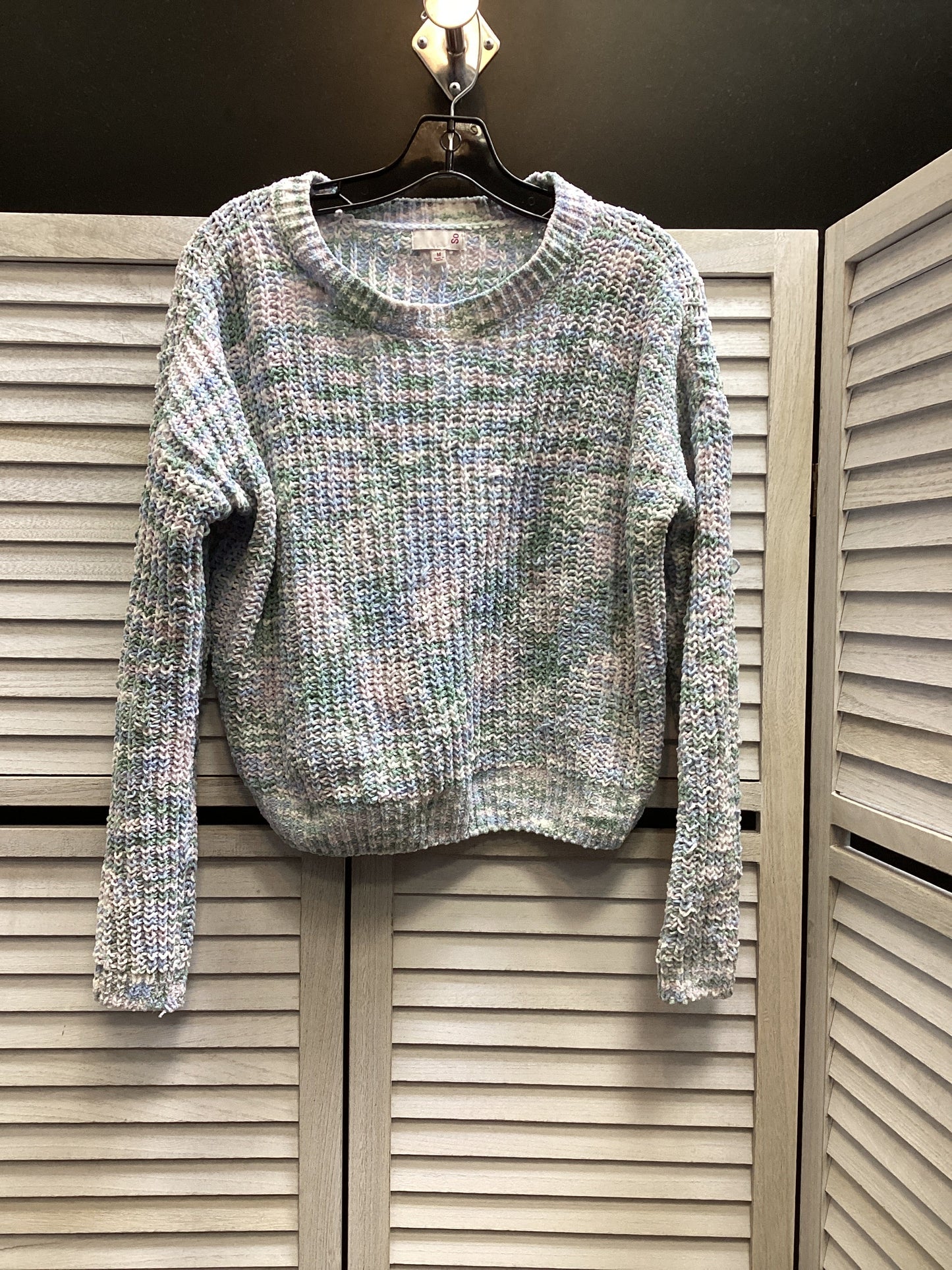 Sweater By So In Multi-colored, Size: M