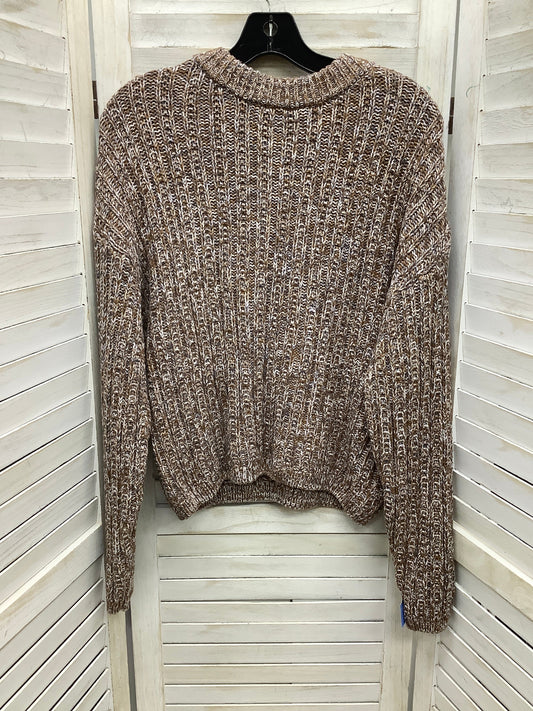 Sweater By Universal Thread In Brown & Cream, Size: S