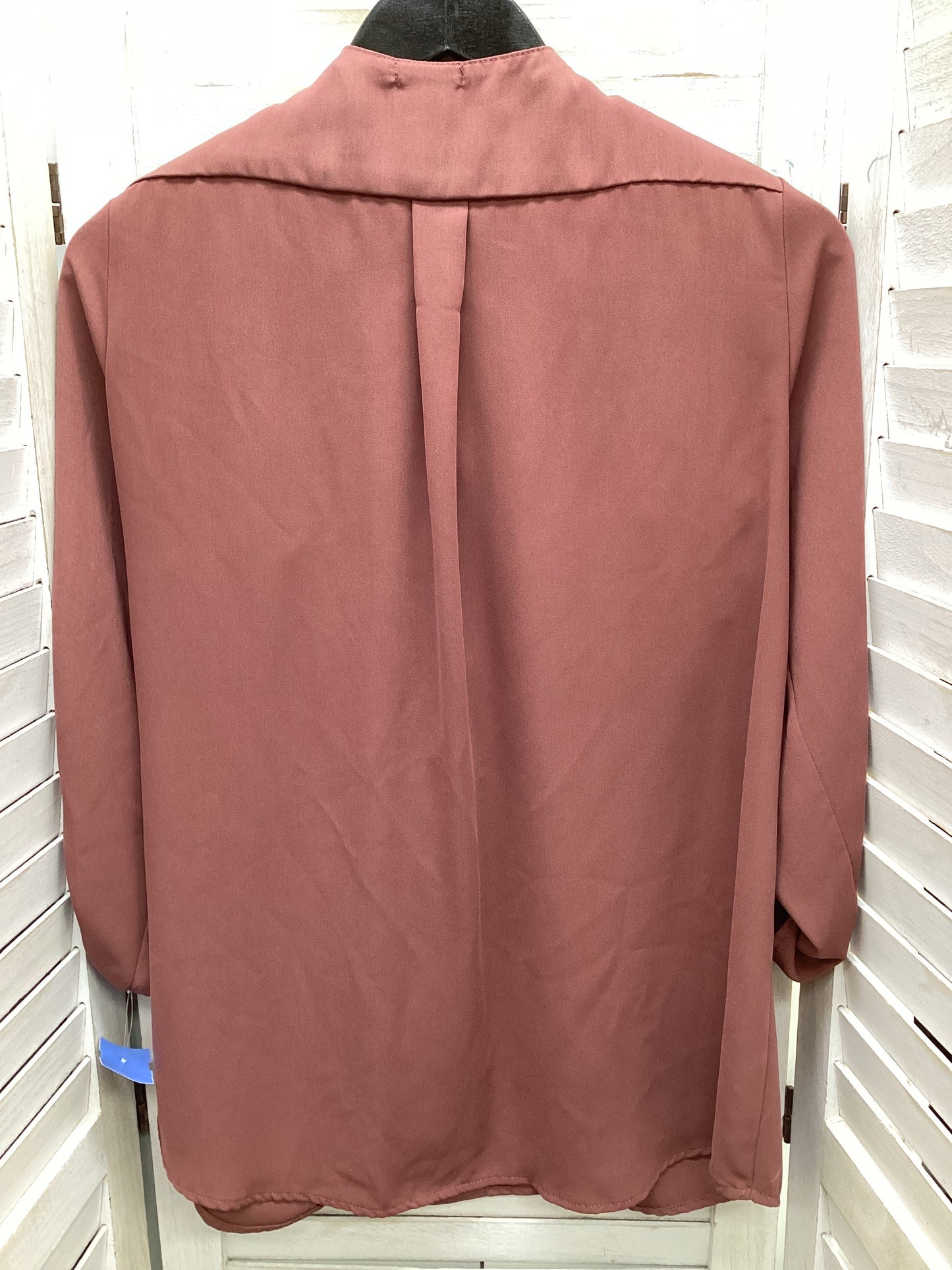 Blouse 3/4 Sleeve By Rue 21 In Mauve, Size: L