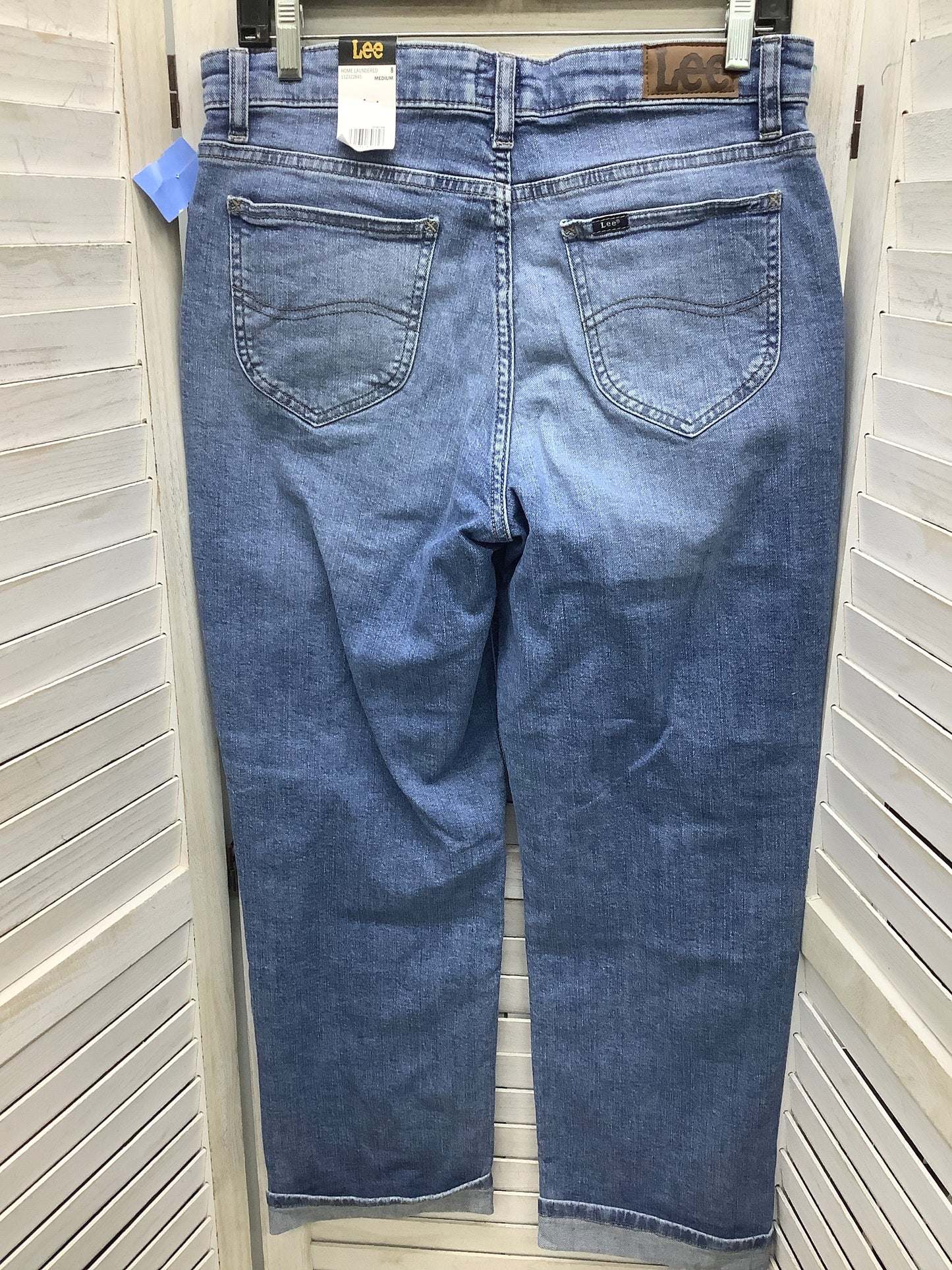 Jeans Boyfriend By Lee In Blue Denim, Size: 8