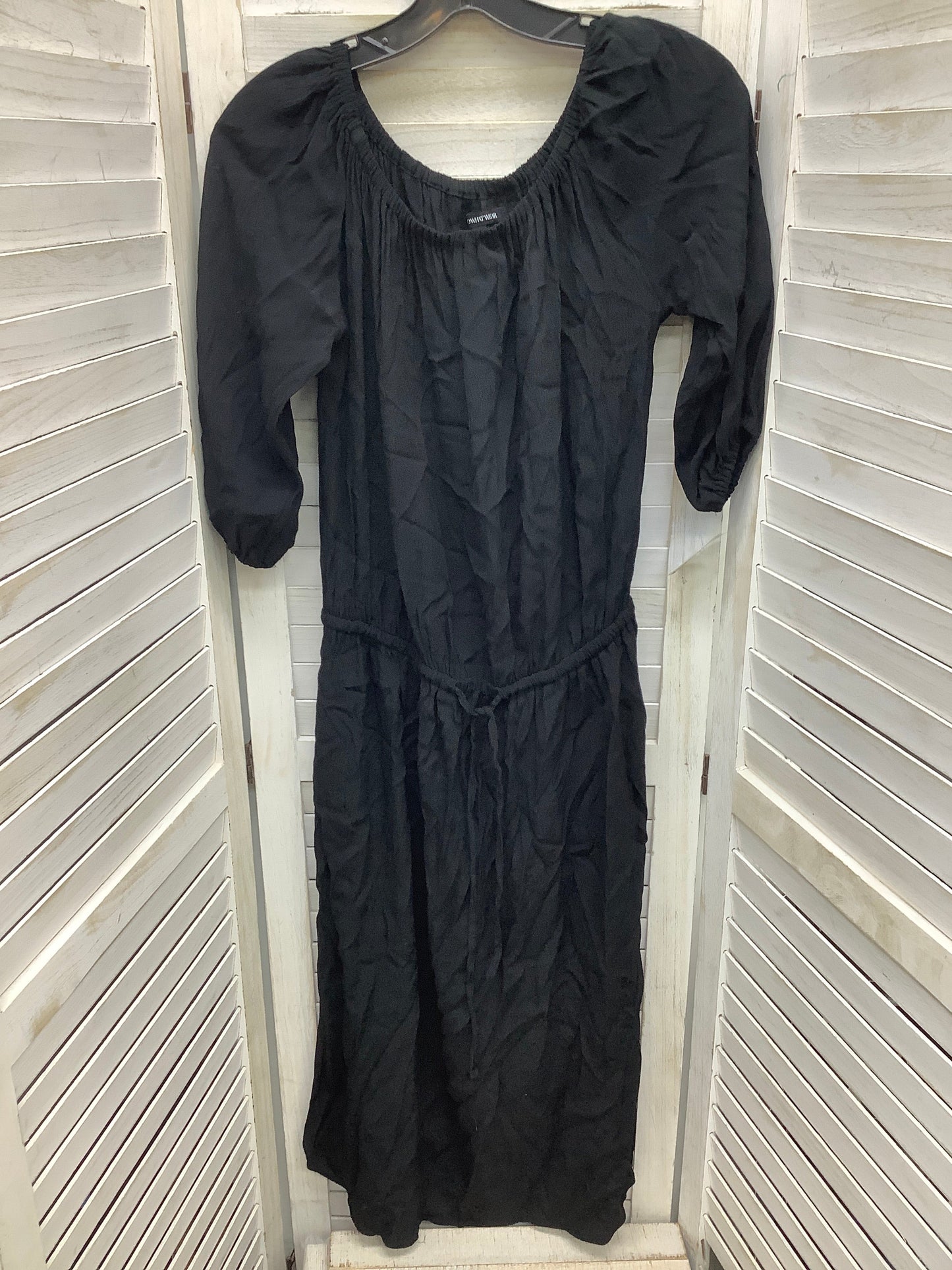 Dress Casual Maxi By Who What Wear In Black, Size: S