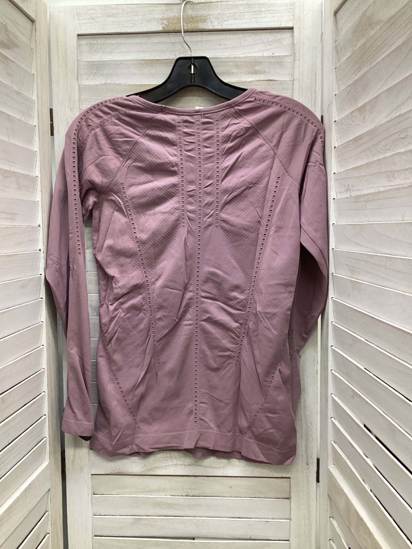 Athletic Top Long Sleeve Crewneck By Athleta In Purple, Size: S