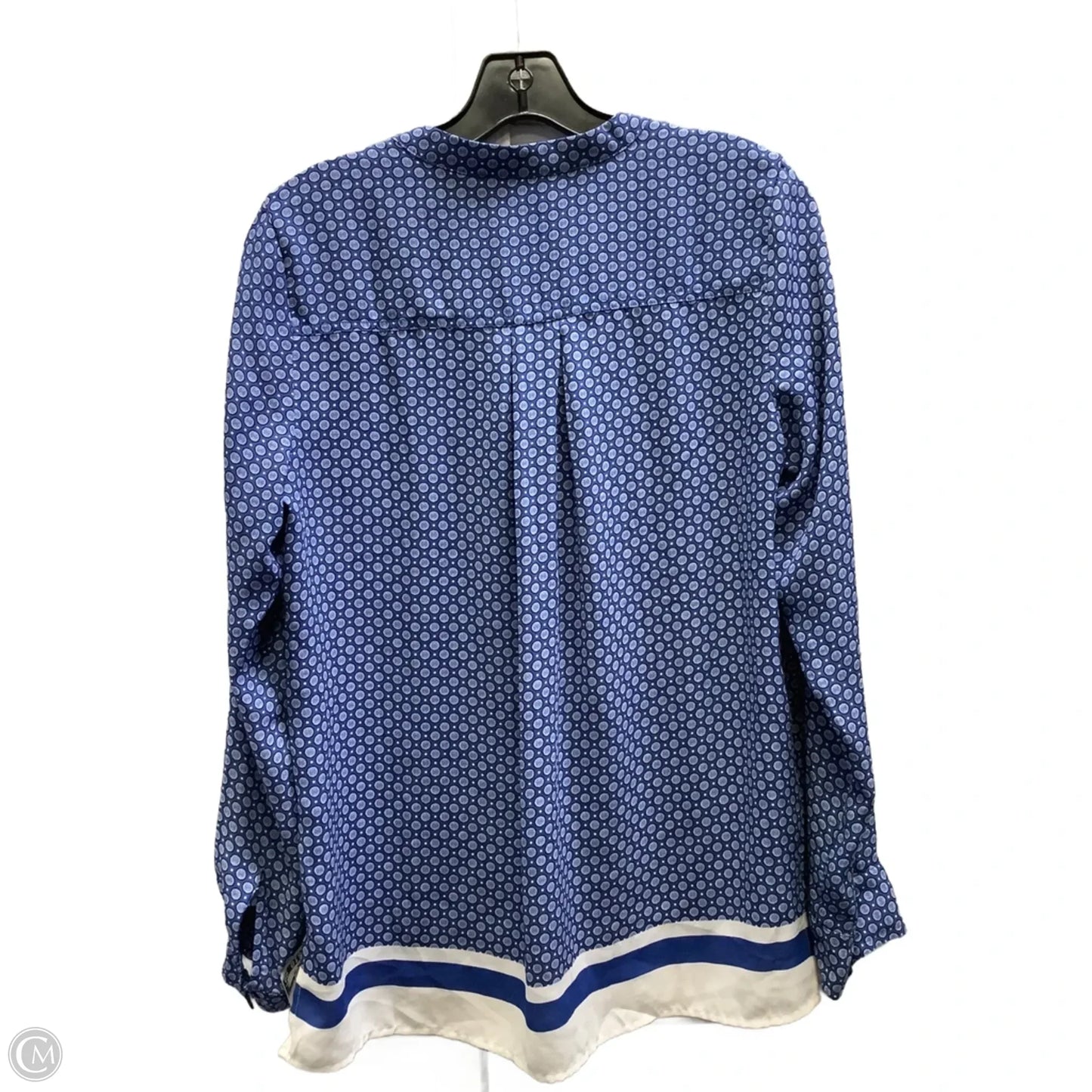 Blouse Long Sleeve By Rose And Olive In Polkadot Pattern, Size: S