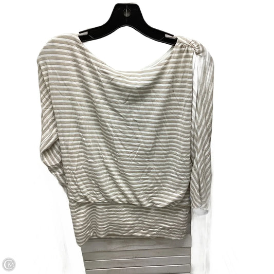 Top Long Sleeve By White House Black Market In Striped Pattern, Size: Xs