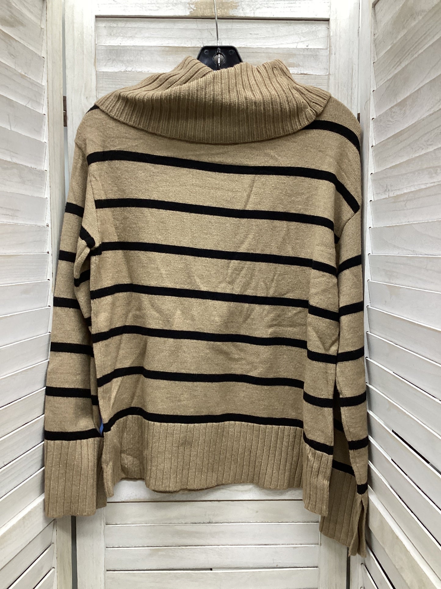 Sweater By Ellen Tracy In Striped Pattern, Size: Xs